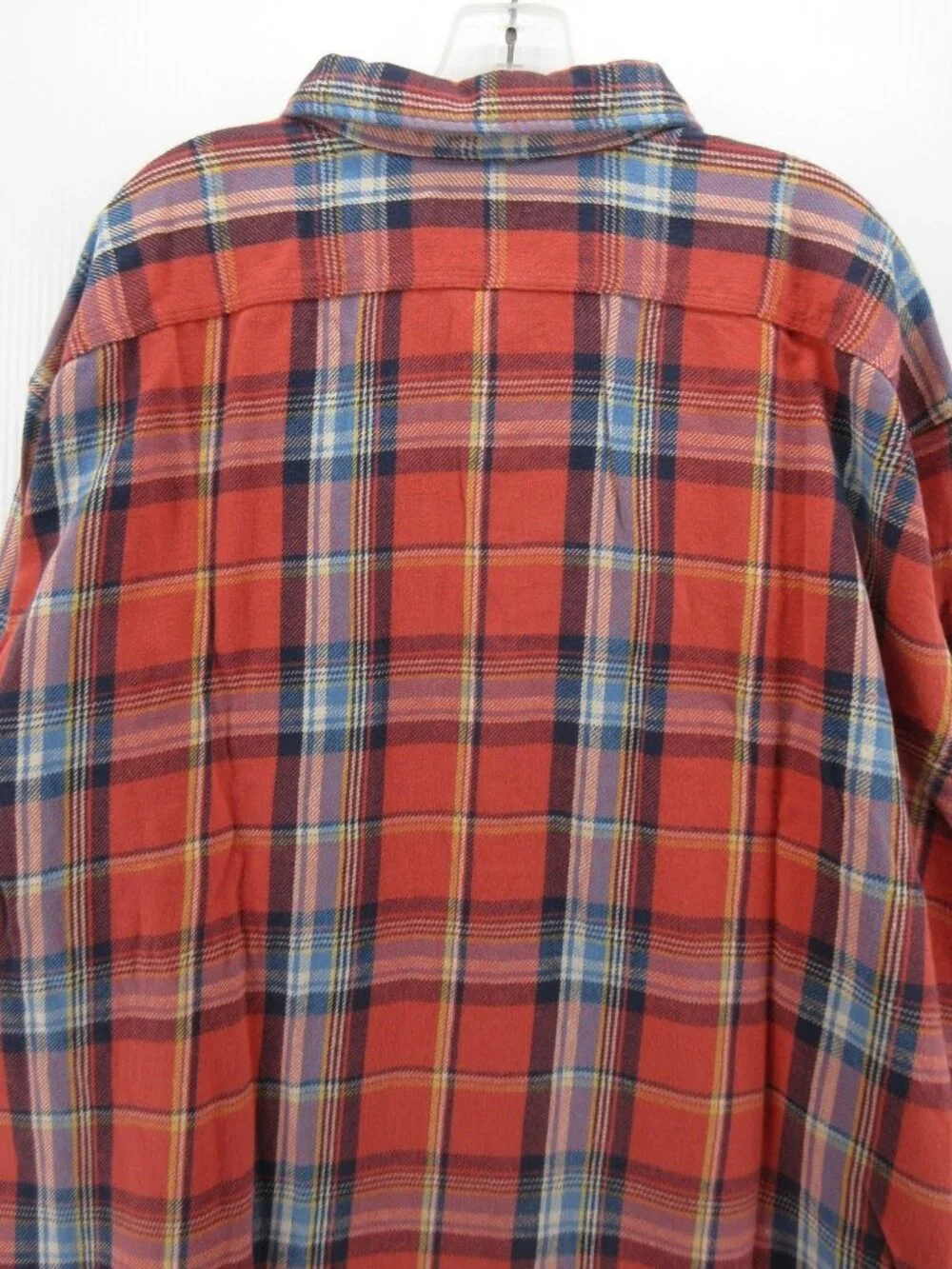 Polo Ralph Lauren Shirt 3XB Big Flannel Plaid Elbow Patches Heavyweight